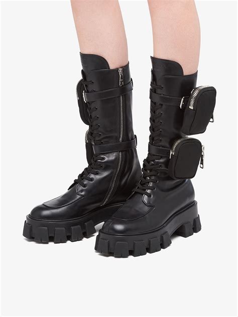 chunky prada boots women.